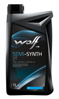 Масло WOLF SEMI-SYNTH 2T (упаковка 1л.)