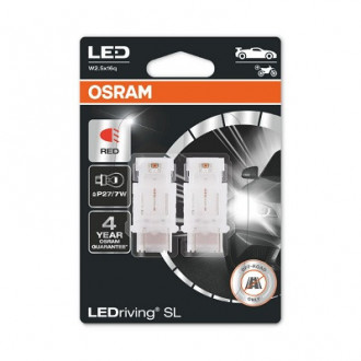 Лампы светодиодные P27/7W LED 12V 1.7W W2.5X16Q (3157DRP-02B) Osram LEDriving