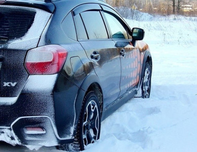Дефлекторы окон (ветровики) Subaru XV 2011