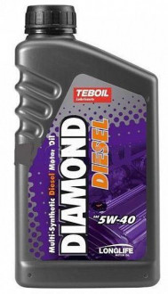 Моторное масло Teboil Diamond Diesel 5W40 емкость 1литр