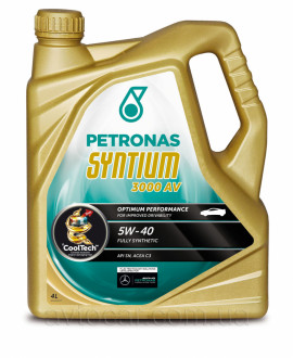 Масло Petronas Syntium 3000 AV 5W40 4 литра