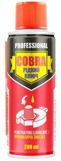 Проникающая смазка жидкий ключ Cobra Anti-Rust Lubricant (аэрозоль 200мл.) NX20300
