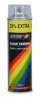 Матовый лак Motip Effect Clear Varnish бесцветный (аэрозоль 500мл.) 04000IG