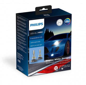 Автолампы Philips X-tremeUltinon HIR2 LED 12V 25W 5800K PX22D (комплект 2шт.)