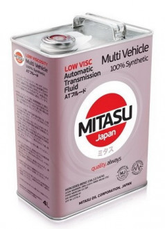 Масло для АКП Mitasu Low Viscosity MV ATF  4 литра