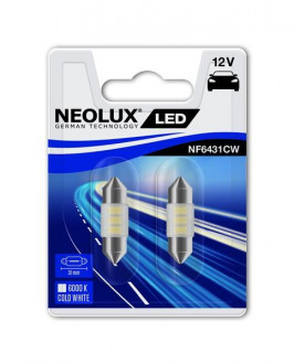 Светодиодные лампы NEOLUX LED C5W 31mm 6000K (комплект 2шт.) NF6431CW-02B