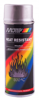 Краска термостойкая Motip Heat Resistant 800°C аэрозоль 400мл. Серебристый