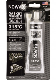 Герметик прокладочный Nowax Gasket Maker черный 85g (NX35309) США