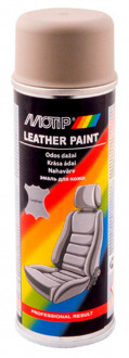 Краска для кожи бежево-коричневая Motip Leather Paint аэрозоль 200мл 04233BS