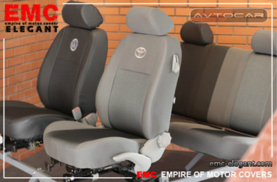 Чехлы в салон Hyundai Accent (цельный) с 2010- , EMC Elegant