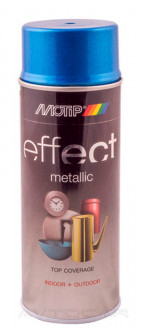 Краска насыщенных металлик-оттенков Motip Deco Effect аэрозоль 400мл. Синий