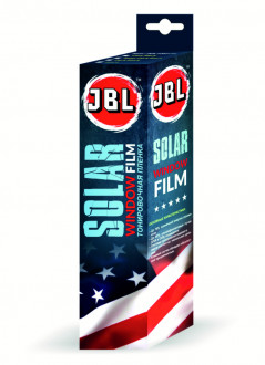 Тонировочная пленка для лобового стекла JBL SOLAR 0,2м*1,5м светопропускаемость 14% Dark Black