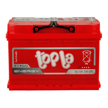 Аккумулятор Topla Energy 75Ah пусковой ток 750A (108275)