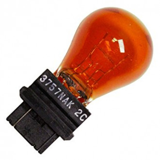 Указательная лампа накаливания OSRAM 3757AK P27/7W 12V W2,5x16q Amber 10X5