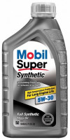 Синтетическое моторное масло Mobil Super Synthetic 5W-30 (упаковка 1 литр)