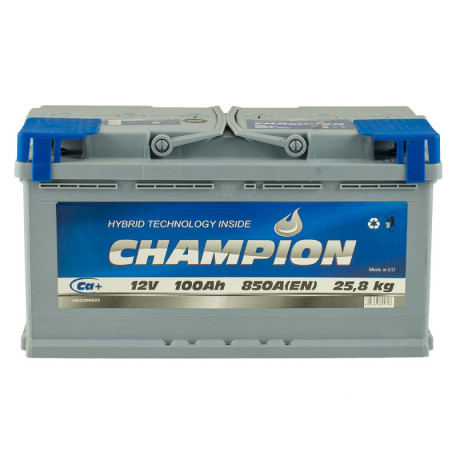 Аккумулятор Champion 100Ah пусковой ток 850A