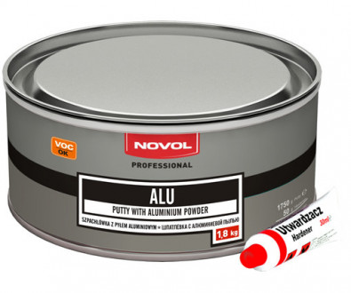 Шпатлевка Novol Alu с добавкой алюминиевой пыли 0.75
