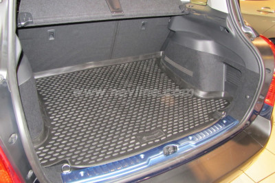 Коврик в багажник PEUGEOT 308 SW long с 2008- , цвет:черный ,производитель NovLine
