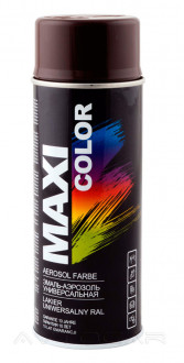 Акриловая краска Maxi Color RAL8017 цвет: шоколадно-коричневый 400мл.