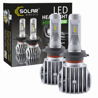 Автолампы светодиодные Solar LED H11 12/24V 6500K 6000Lm 50W Cree Chip 1860 (к-т 2шт) 8611