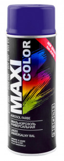 Акриловая краска Maxi Color RAL5022 тёмно-синий 400мл.