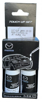 Оригинальная краска для сколов и царапин Mazda Jet Black 41W 9000-77-7W24-1W