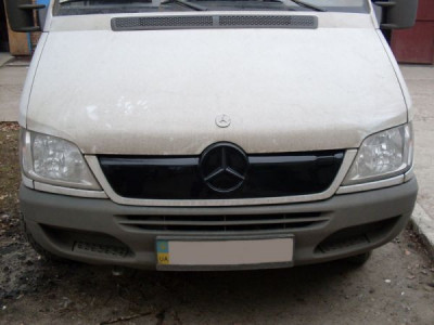 Зимняя накладка (глянцевая) Mercedes Sprinter CDI 2002-2006