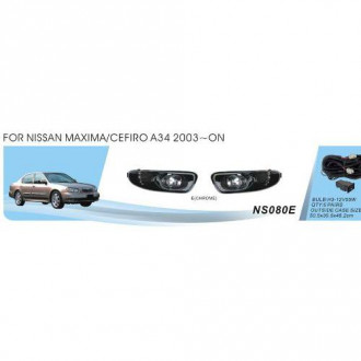 Фары доп.модель Nissan Maxima/Cefiro A33 2000-04/NS-080E/H3-12V55W/эл.проводка (NS-080E)