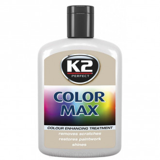 Подкрашивающий автополироль для серебристых цветов K2 Color Max (200мл) K020SR