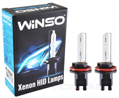 Лампы ксеноновые WINSO XENON H8 85V 35W PGJ19-1 KET (к-т 2шт.) 6000K