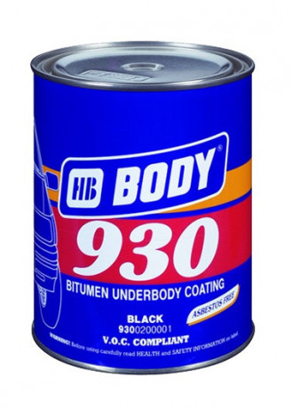 Антикоррозийный состав BODY 930 Bitumen (банка 1кг)
