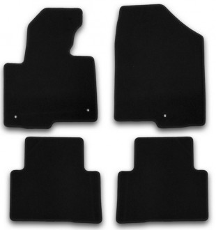 Коврики для HYUNDAI Santa Fe с 2012-, цвет черный