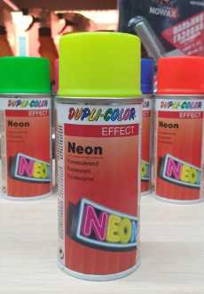 Краска флуоресцентная желтая аэрозольная Dupli Color Neon Effect (150мл) 626142