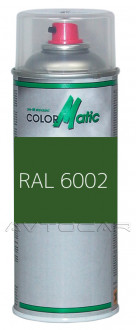 Маскировочная аэрозольная краска матовая лиственно-зеленый RAL 6002 400мл (аэрозоль)