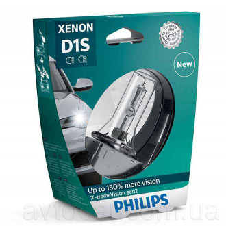 Ксеноновая лампа Philips Xenon X-tremeVision gen2 D1S (1шт) 85415XV2