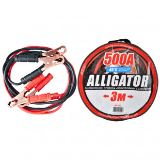 Провода для прикуривания CarLife Alligator 500Ампер 3.5метра