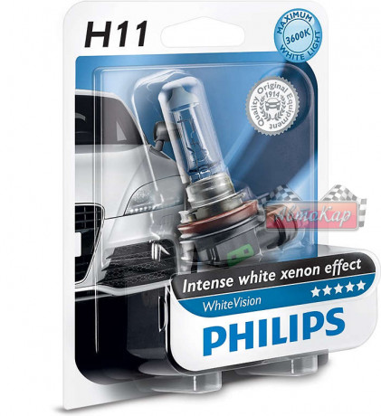 Автолампы Philips WhiteVision H11 12362WHV (1 шт. )