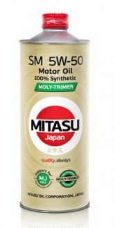 Масло моторное MITASU SM 5W-50 100% Synthetic