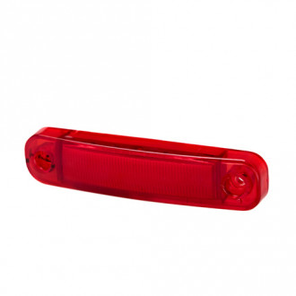 Повторитель габарита (палец широкий длинный) LED NEON 12/24V красный 20*100*10мм (KOD 10-red)