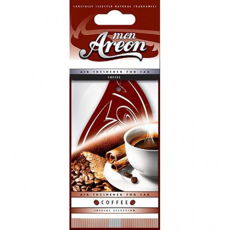 Освежитель воздуха AREON сухой листик &quot;Mon&quot; Coffee/Кофе (MA25)