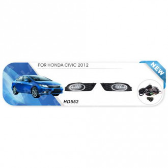 Фары доп.модель Honda Civic/2012-14/HD-552/H11-12V55W/эл.проводка (HD-552)