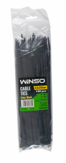 Хомуты пластиковые Winso Cable Ties (упаковка 100шт) 4.8х250