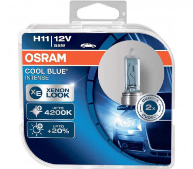 Автолампы Osram Cool Blue Intense H11 (комплект 2шт.) 64211CBI-HCB