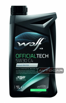 Синтетическое масло WOLF OFFICIALTECH 5W30 C4