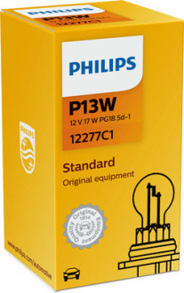 Лампы автомобильные Philips P13W 12V 13W PG18,5d-1 (12277C1) 1шт.