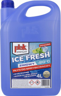 Зимняя жидкость для стекол Atas Plak Ice Fresh в бачок для стекол -20°C 4л.