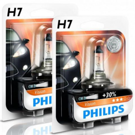 Автолампа H7 12V 55W PX26d Philips Premium +30% (1шт) 12972PRC1