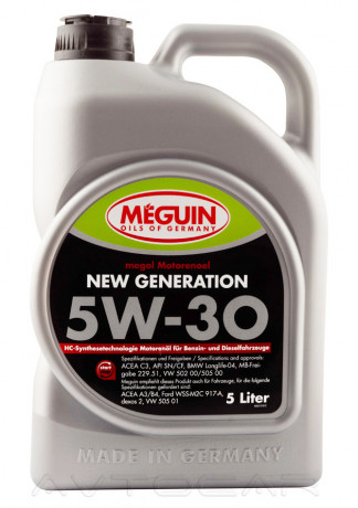 Масло Meguin New Generation 5W-30