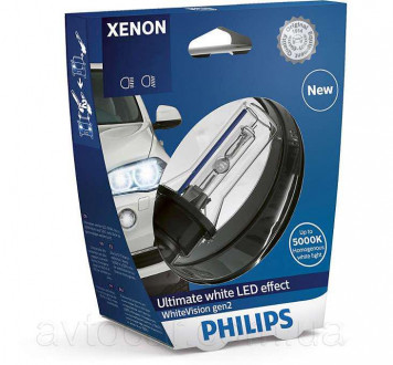 Philips Xenon WhiteVision gen2 D1S 85415WHV2