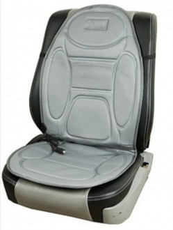 Накидка на сиденье с подогревом высокая спинка DK серого цвета (DK-515GR)